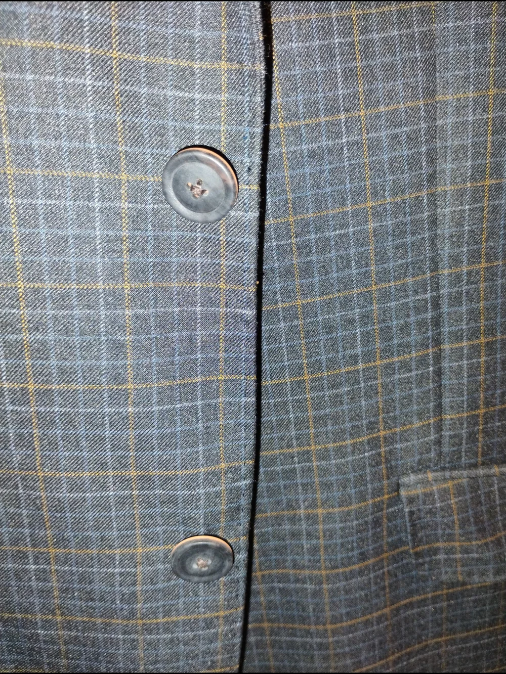 Men's Plaid Sport Coat in Brown and Green - Classic Two-Button Blazer